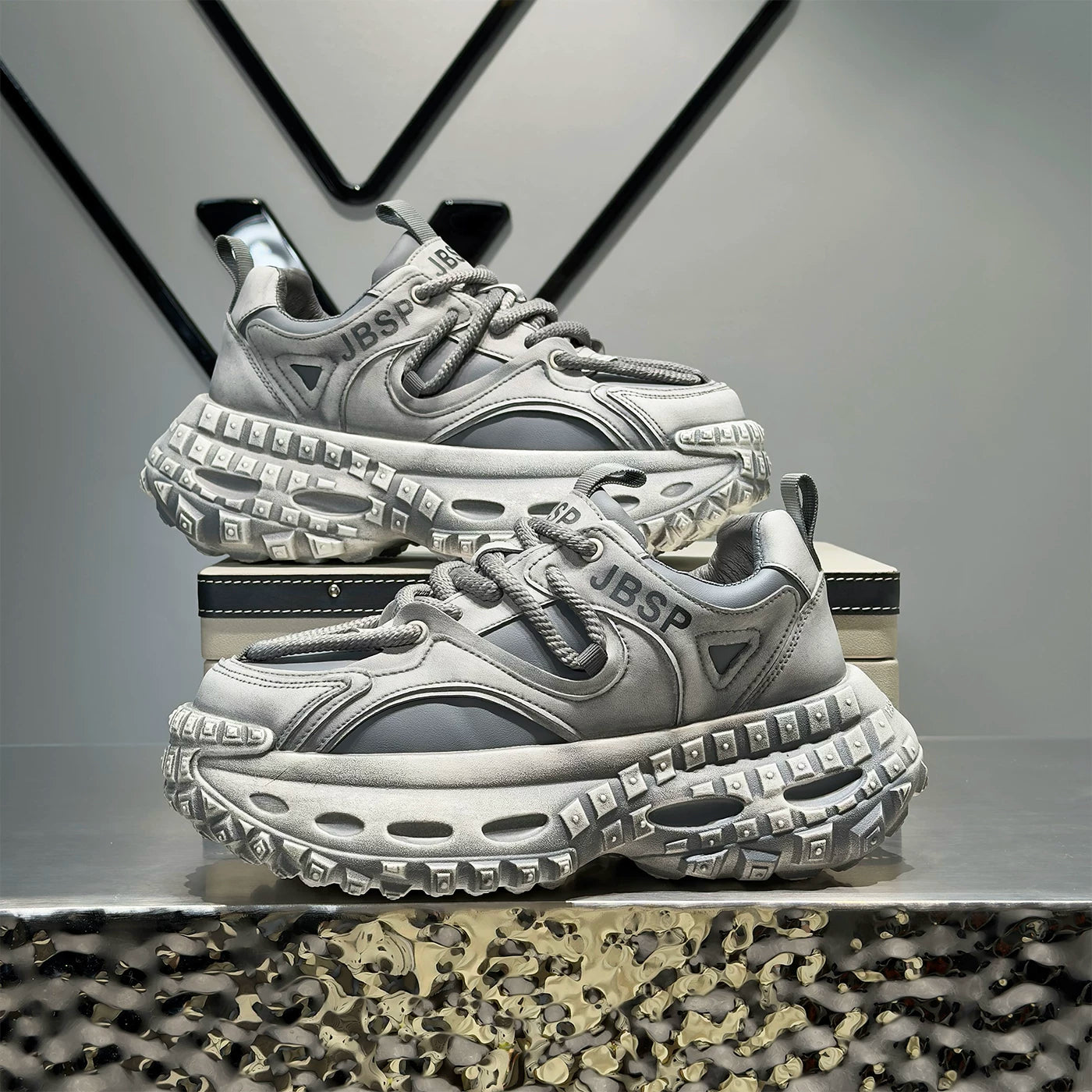 Men's Platform Chunky Dad Sneakers 2026 Spring New