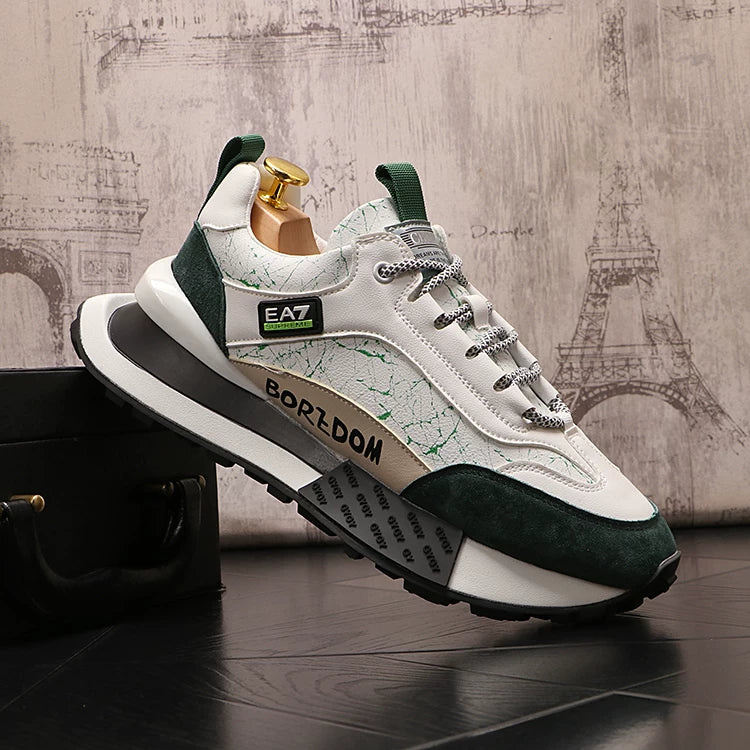 Men's Platform Height-Increasing Retro Dad Sneakers Athletic Casual 2025 New