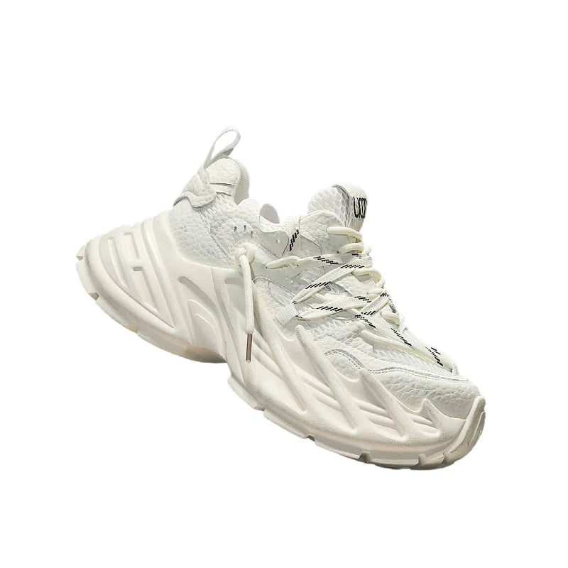 Men's Height-Increasing Platform Breathable Mesh Retro Chunky Dad Sneakers Summer New