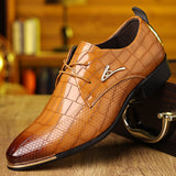 New arrival cross-border mencasualeasiest for matchplus size leather shoes pointed toe fashion busin