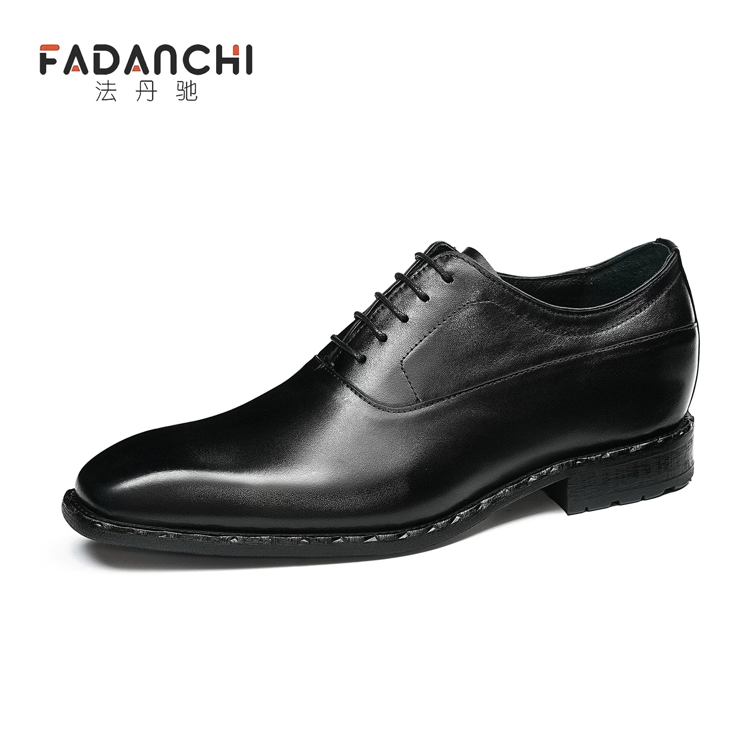 Men's Genuine Leather Leather Shoes, Height Increasing, Business