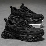 Men's shoes 2026 spring new fashion chunky sole dad shoes men's breathable lightweight running sports casual trendy shoes