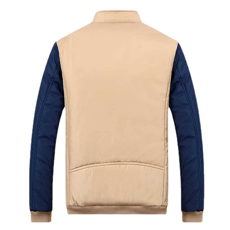 Spring and autumn thin jacket men's 2022 new coat winter large size Korean version slim handsome casual youth clothes