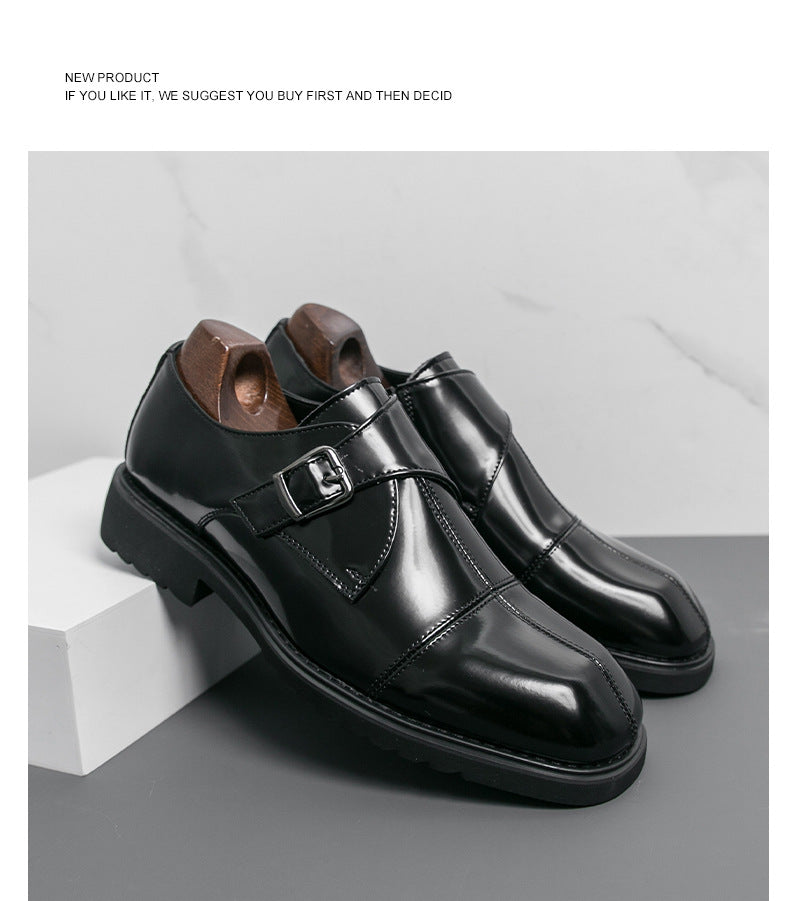Men's casual leather shoes 2026 new large size export new men's british style loafers trendy men's 7
