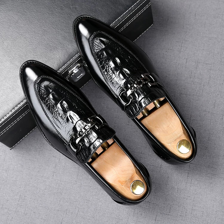 Men's Loafers, Pointed Toe, Slip-On