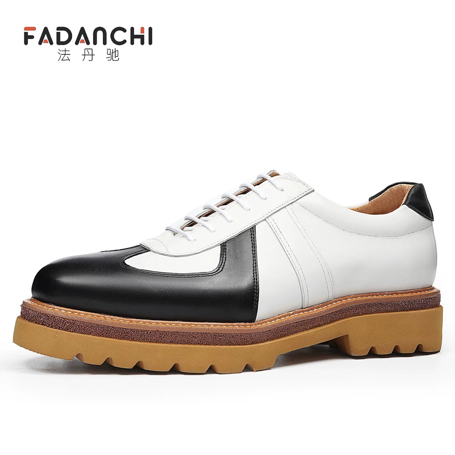 Men's Genuine Leather Leather Shoes, Height Increasing, Thick Sole