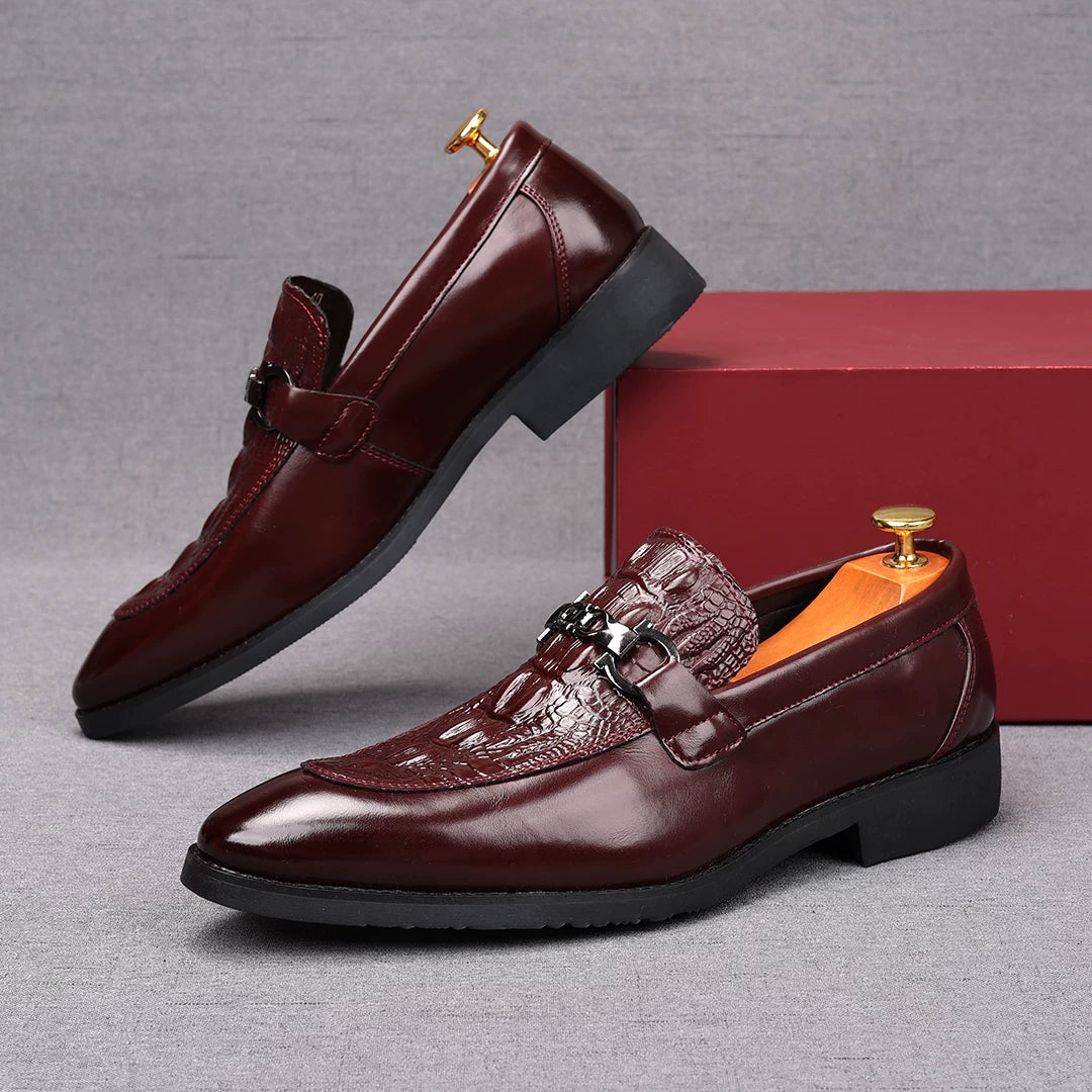 Men's Derby Shoes, Height Increasing, Pointed Toe
