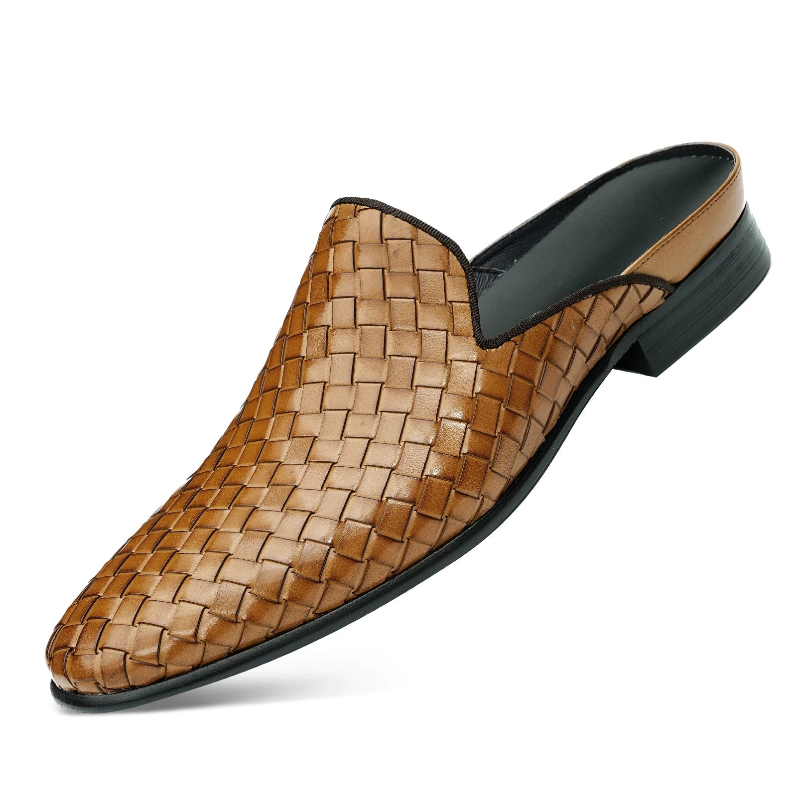 Men's Genuine Leather Sandals, Breathable, Slip-On