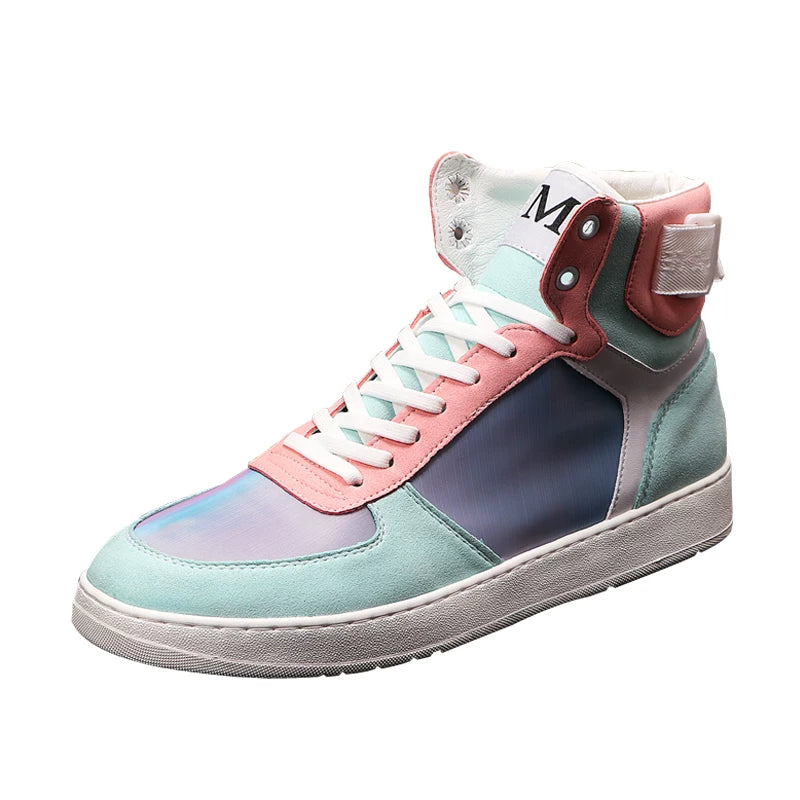 Men's Height-Increasing High-Top Ankle Boots Casual Autumn New