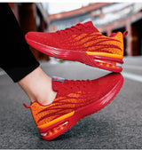 New casual fashion flyknit men's sneakers