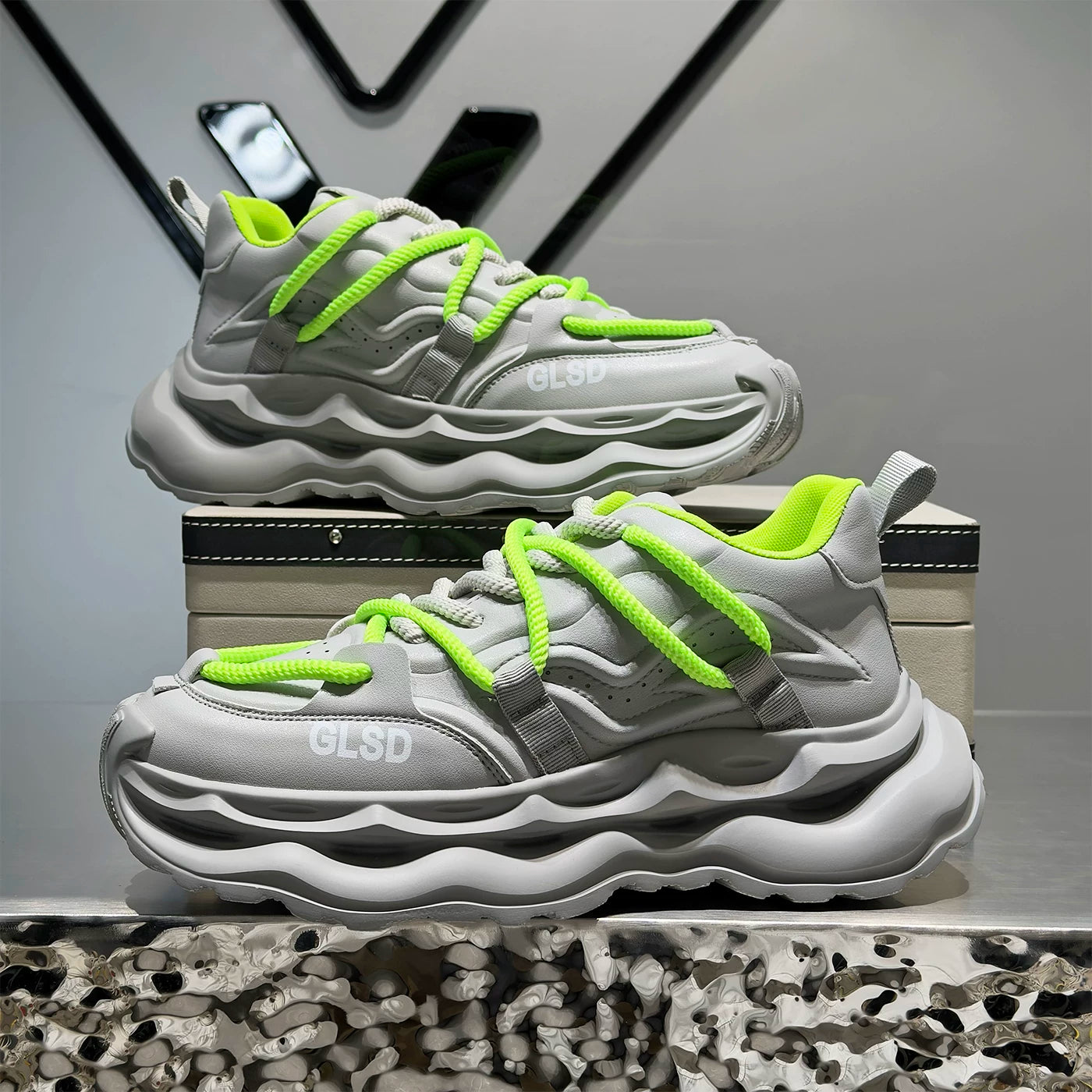 Men's Platform Chunky Dad Sneakers 2026 Summer New