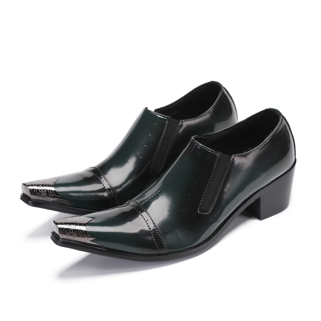 Men's Genuine Leather Oxford Formal Shoes – Platform, Business