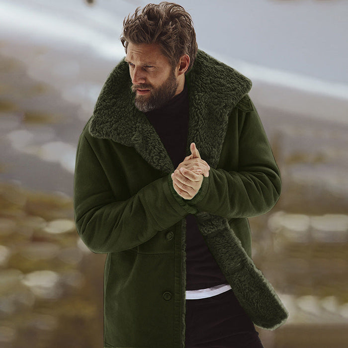 Jinhan spot 2025 new cross-border Amazon wish winter jacket warm coat men's coat ins(P)