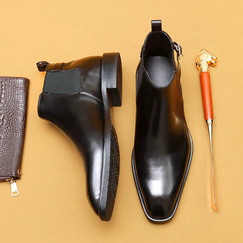 Men's Genuine Leather Martin Boots