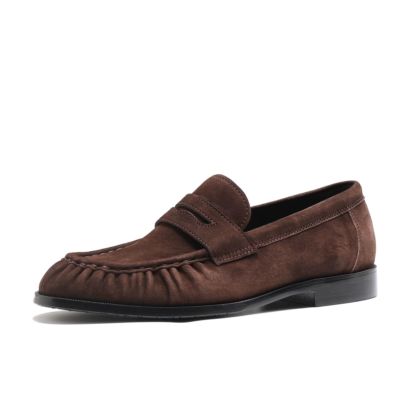 Men's Genuine Leather Loafers, Breathable, Slip-On