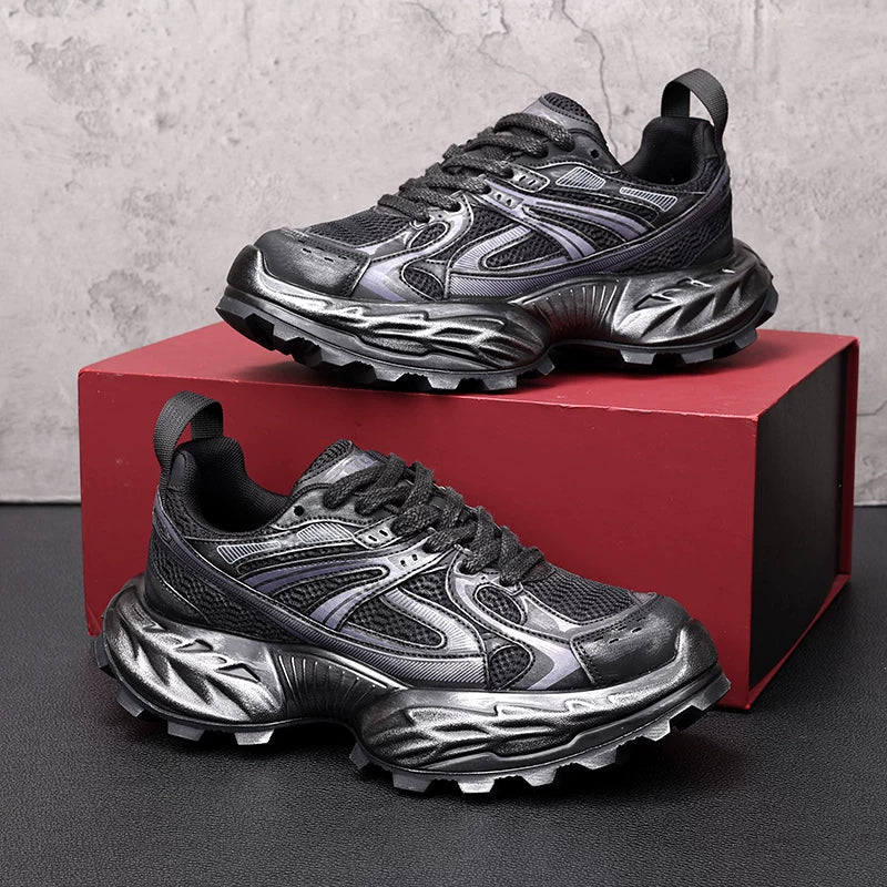 Men's Chunky Sneakers, Breathable