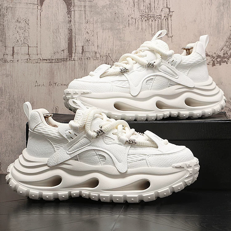 Men's 2026 New Breathable Lace-Up Low-Top Athletic Casual Dad Shoes