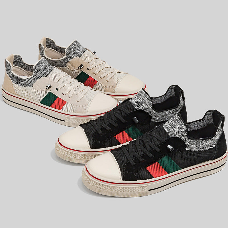 Canvas men&#039;s shoes 2022 new autumn breathable thin deodorant casual shoes with lazy old Beijing cloth shoes