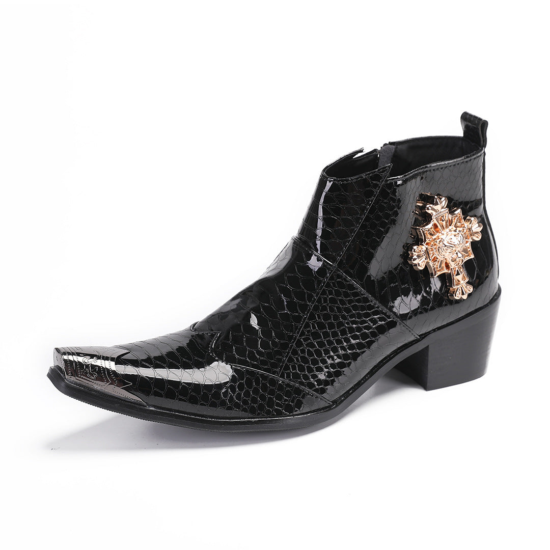 Men's Leather Chelsea Boots – Business, British Style – Style 60