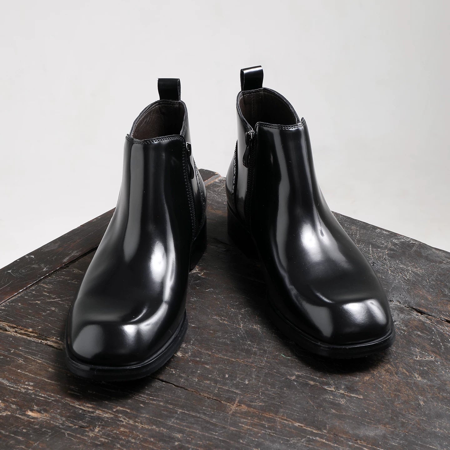 Men's Martin Boots, Square Toe, British Style