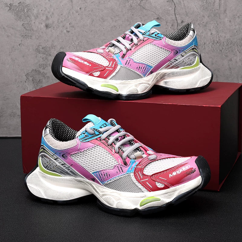 Men's Chunky Sneakers, Breathable