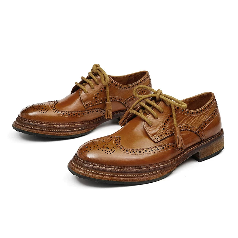 Men's Genuine Leather Leather Shoes, Handmade, Business