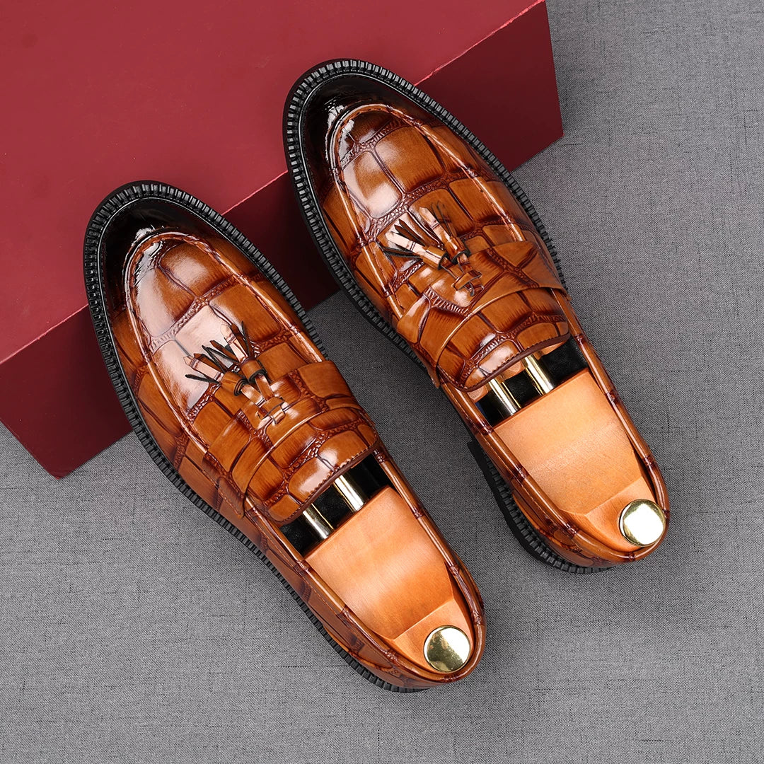 Men's Loafers, Height Increasing, Slip-On