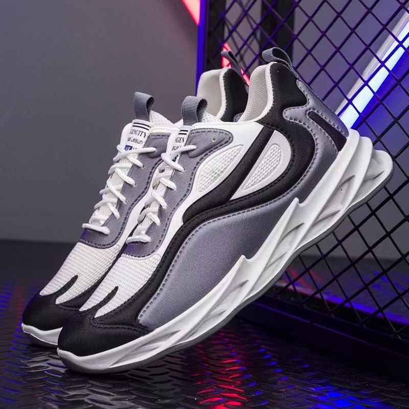 Men's shoes 2026 new fashion korean style round toe youth student running shoes casual men's athletic shoes