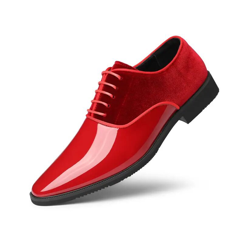Men's formal business leather shoes - lightweight, trendy casual shoes - british style, versatile pa