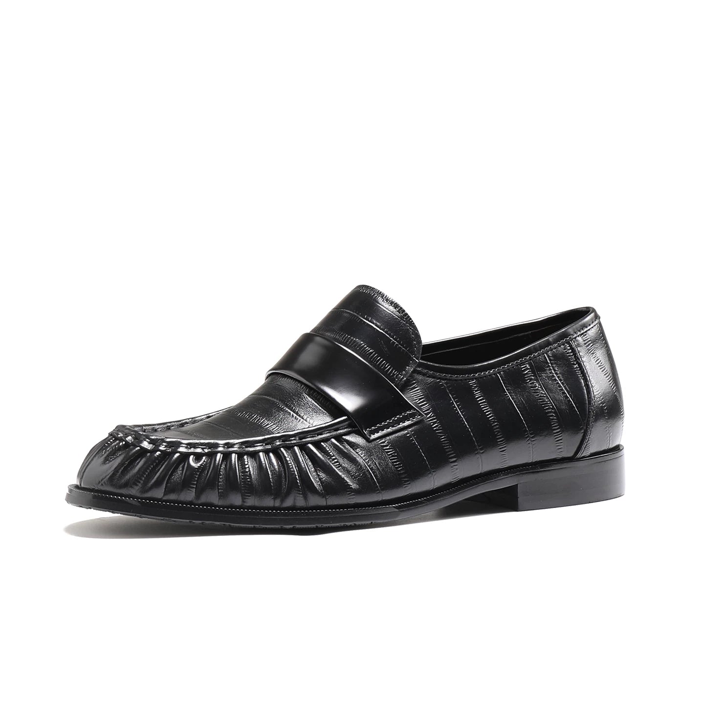 Men's Genuine Leather Loafers, Breathable, Slip-On