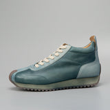 Sitao european station 2026 new arrivalretrocasual style easiest for matchtrendy shoesmen cowhide casual mid-top forrest gump shoes