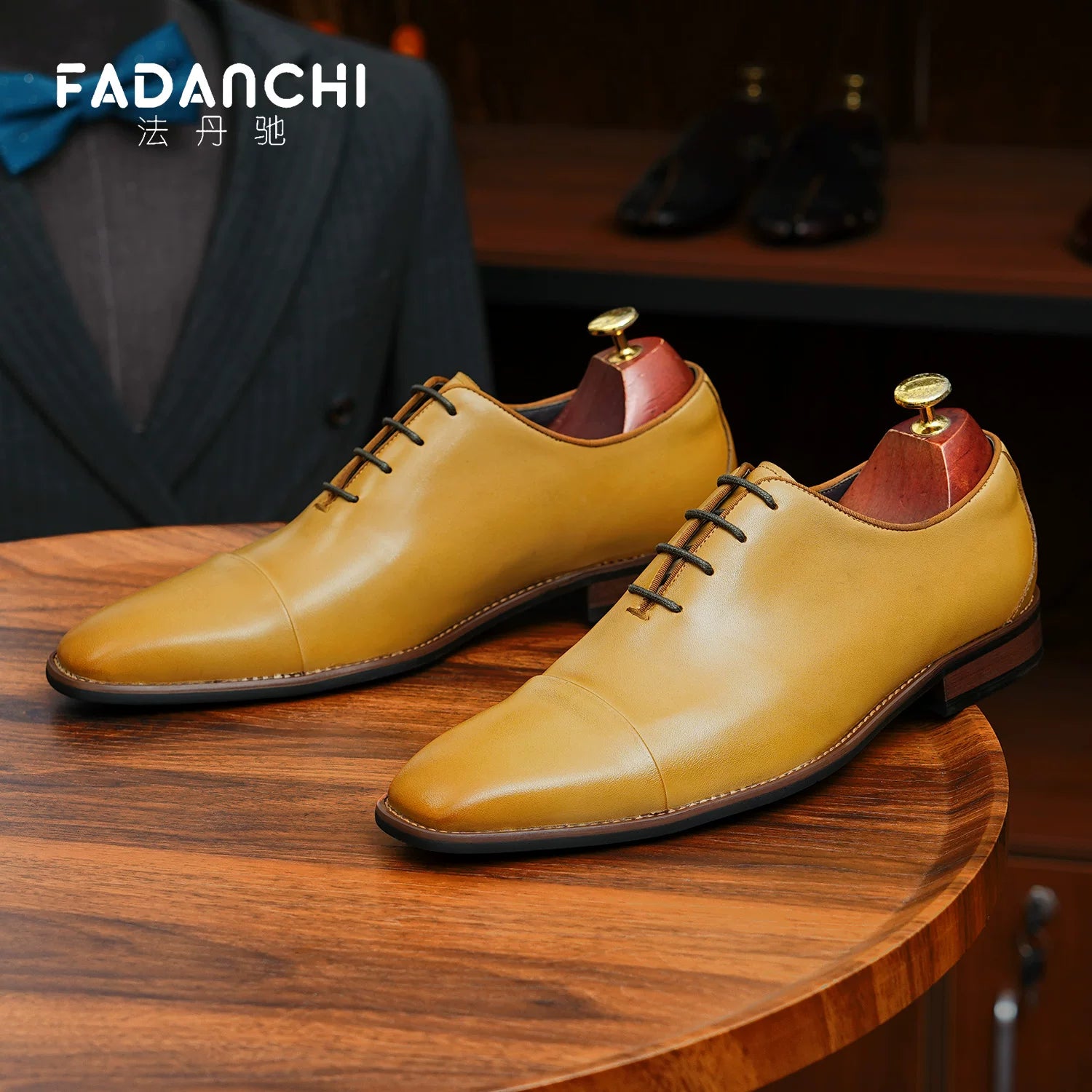 Men's Genuine Leather Leather Shoes, Business, Formal
