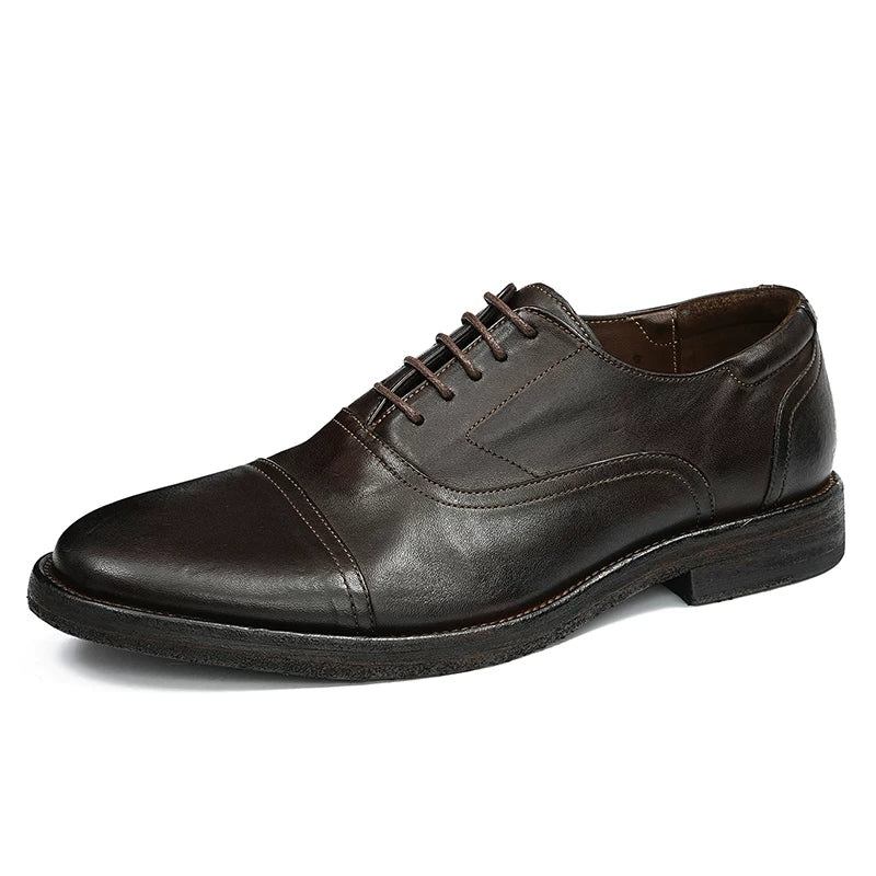 Men's Genuine Leather Leather Shoes, Handmade, Business