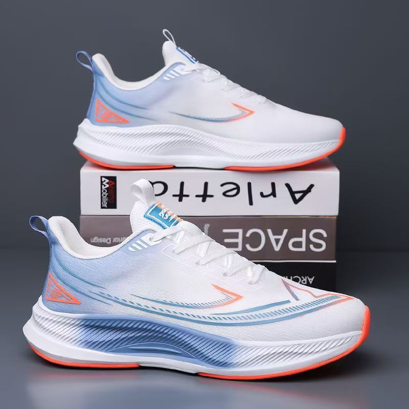 Spring men's fishnet breathable fashion outdoor trendy lightweight versatile running sports shoes - direct from the manufacturer