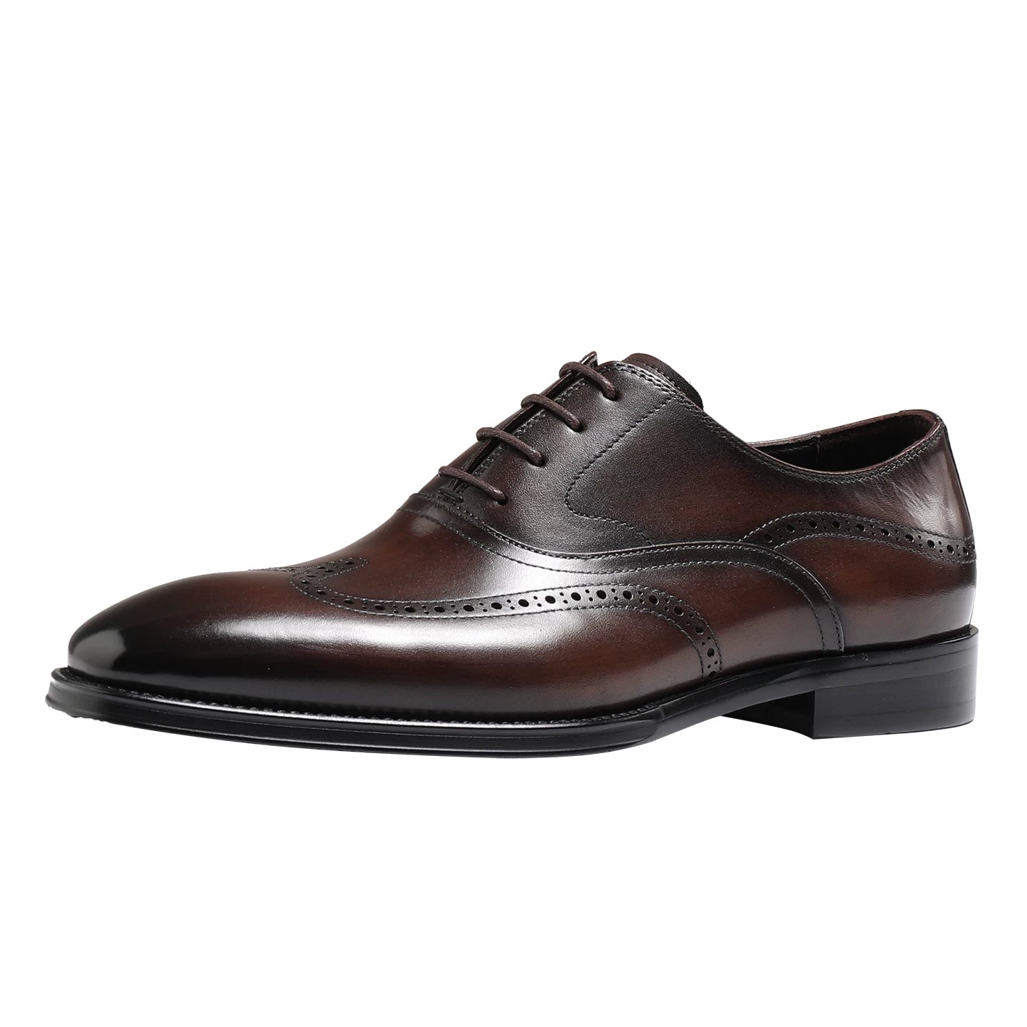 Men's Genuine Leather Oxford Shoes, Handmade, British Style