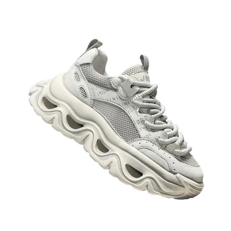Men's Platform Breathable Retro Trendy Chunky Dad Sneakers 2026 Summer
