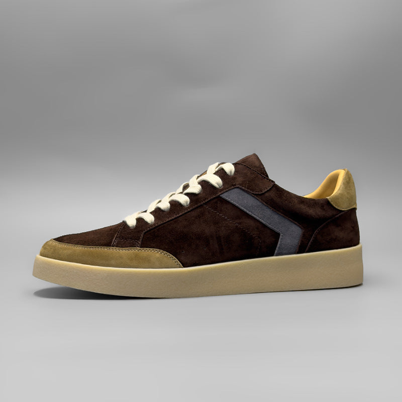 yunshu handmade shoes new daily easiest for match breathable casual genuine leather shoes trendy shoes men's sports sneakers 3