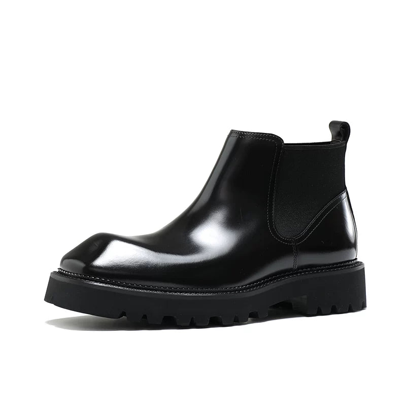 Men's Chelsea Boots, Height Increasing, Thick Sole