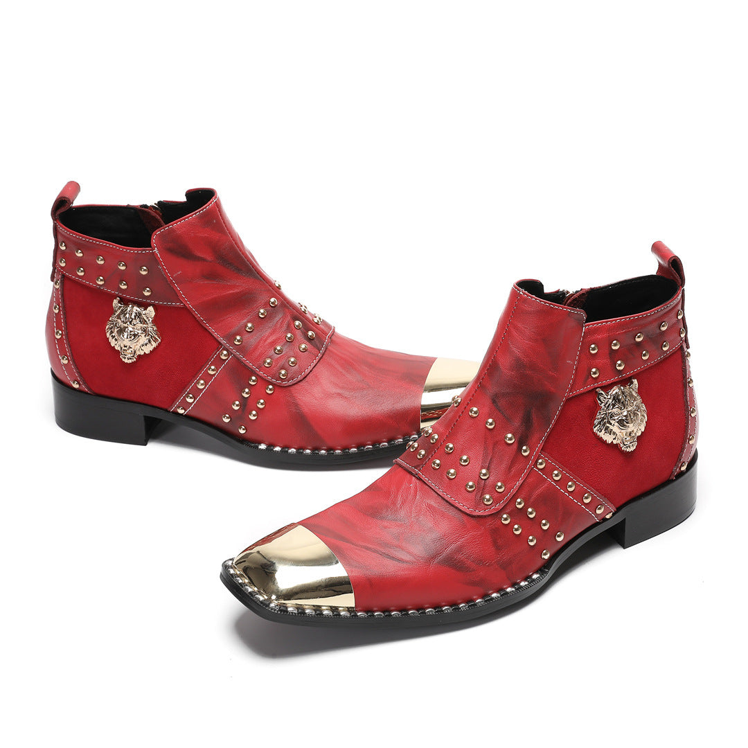 Men's Red Boots