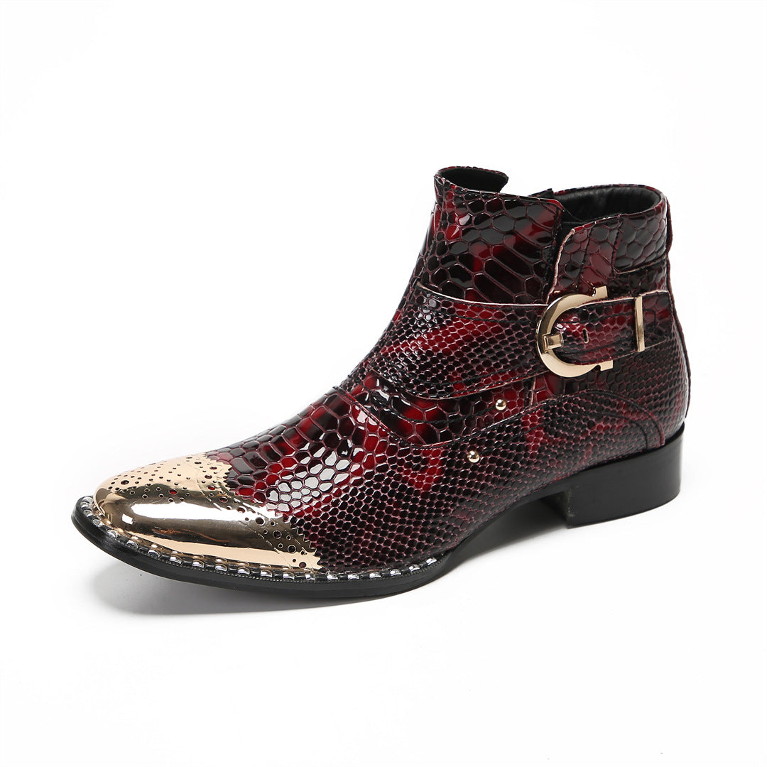 Men's Leather Chelsea Boots – Business, Handmade – Style 92