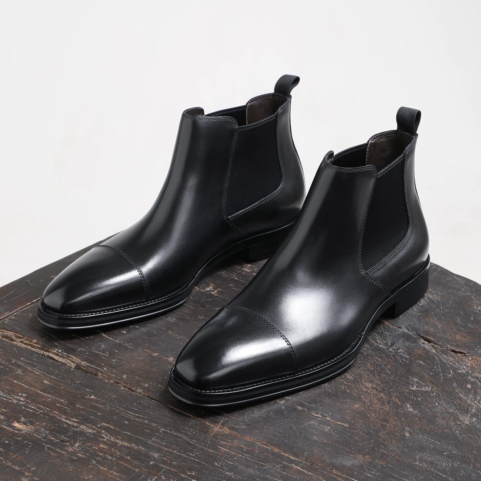 Men's Genuine Leather Martin Boots, Breathable, Handmade