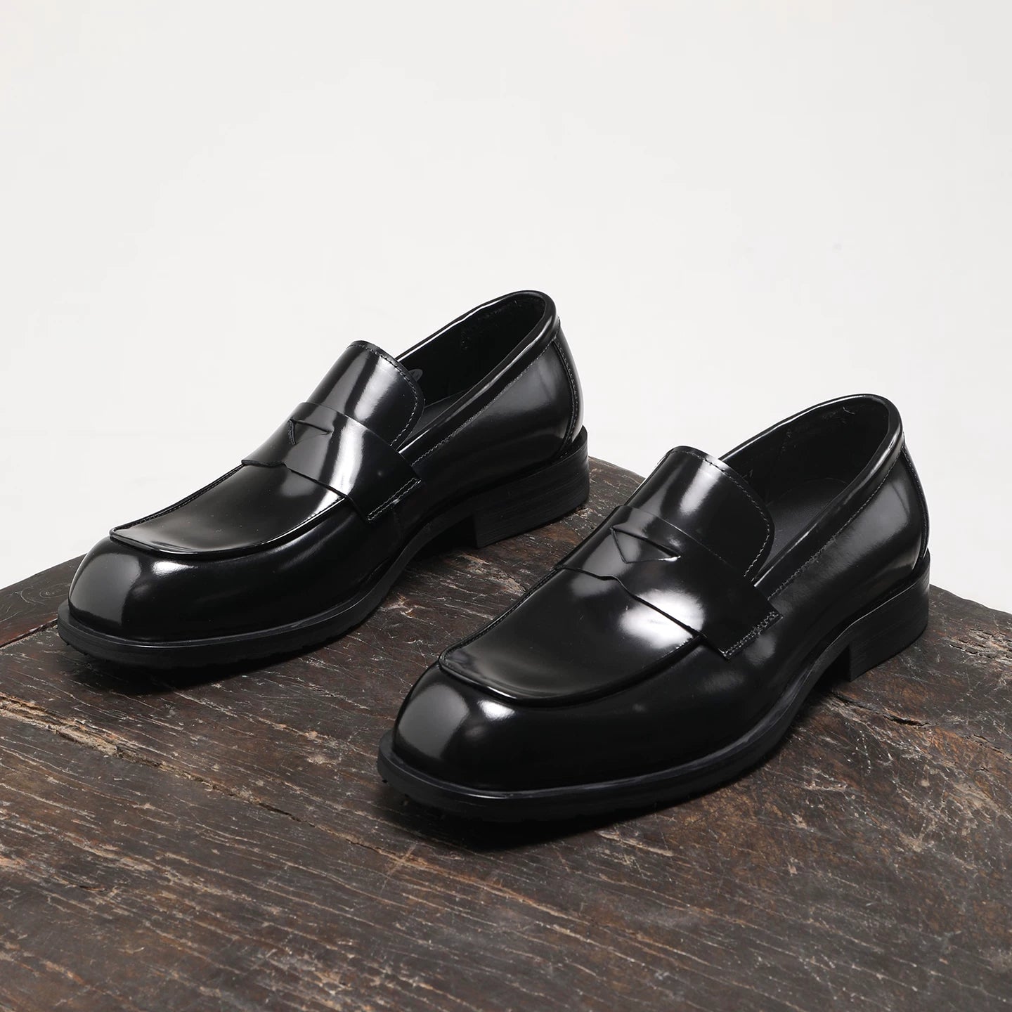 Men's Genuine Leather Loafers, Breathable, Slip-On