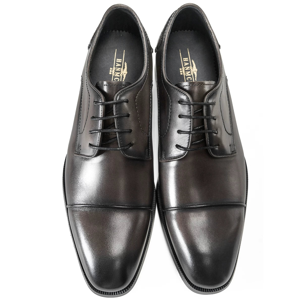 Men's Genuine Leather Derby Shoes, Pointed Toe, Business