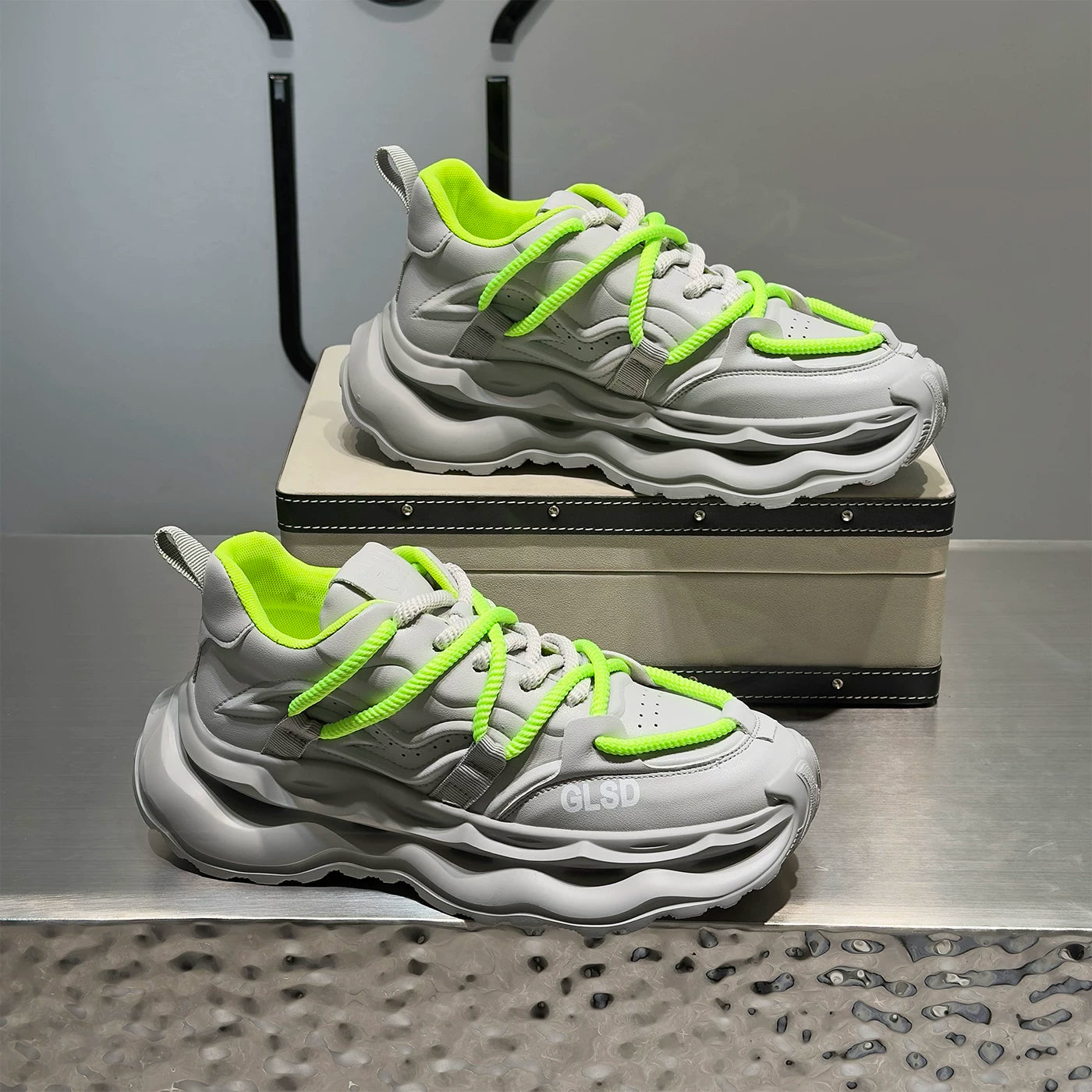 Men's Platform Chunky Dad Sneakers 2026 Summer New