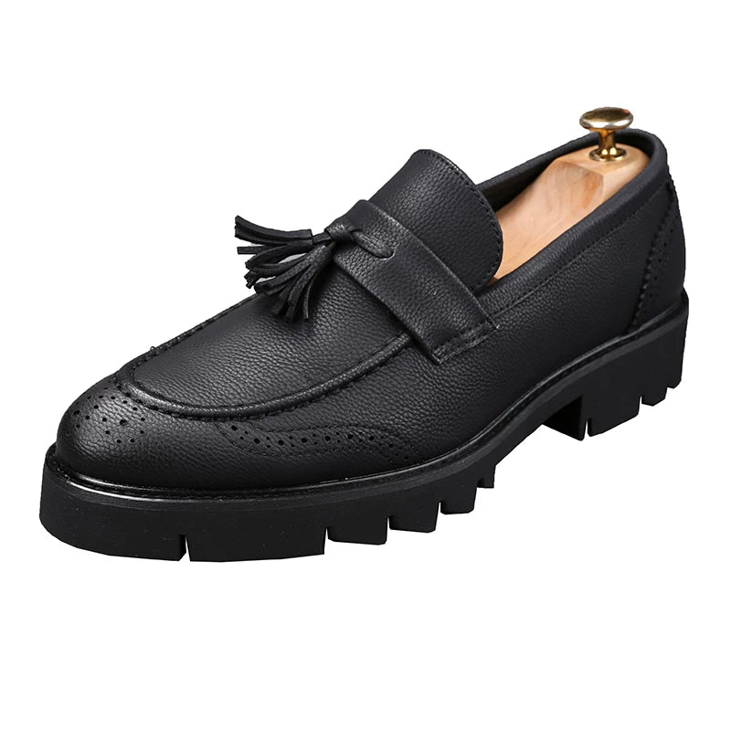 Men's Loafers, Height Increasing, Thick Sole