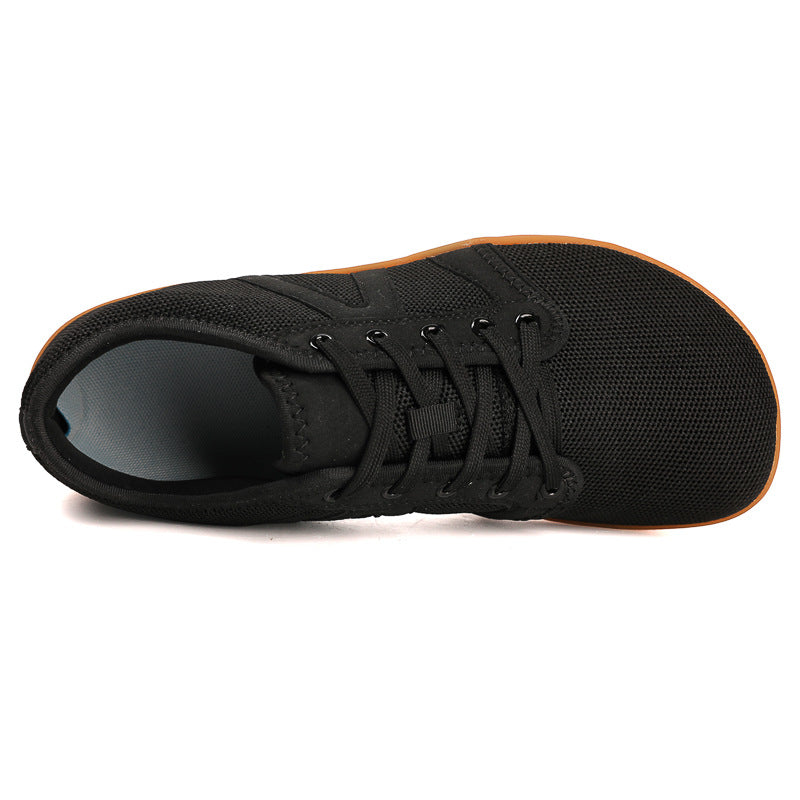 Cross-border new men's and women's outdoor barefoot running shoes, low-cut trail shoes, lightweight wide fit, anti-slip outdoor athletic shoes