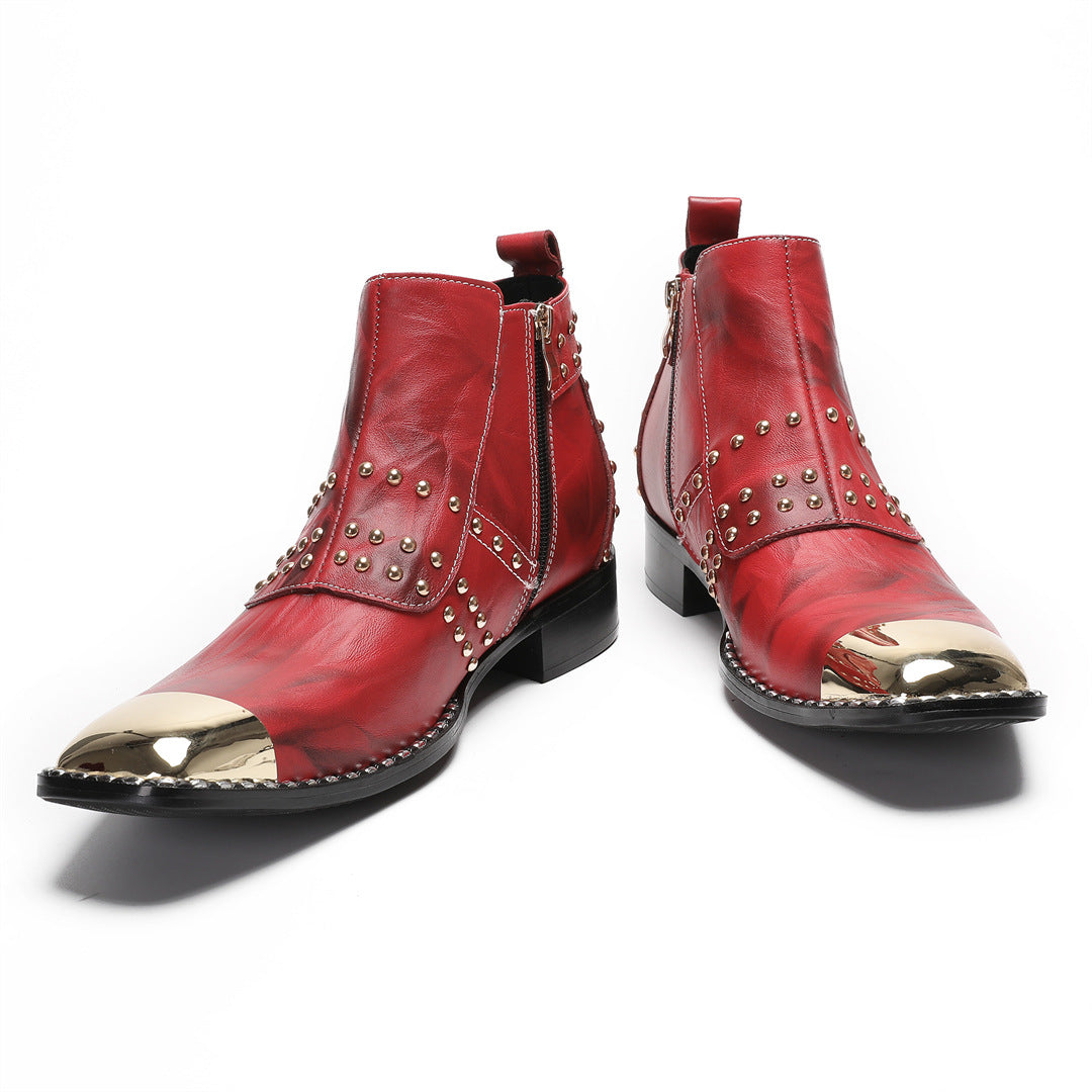 Men's Red Boots