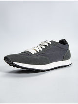 Gray feather argan shoes european station spring and summer new arrival soft breathable leather sports shoes handmade retrocasual board shoes