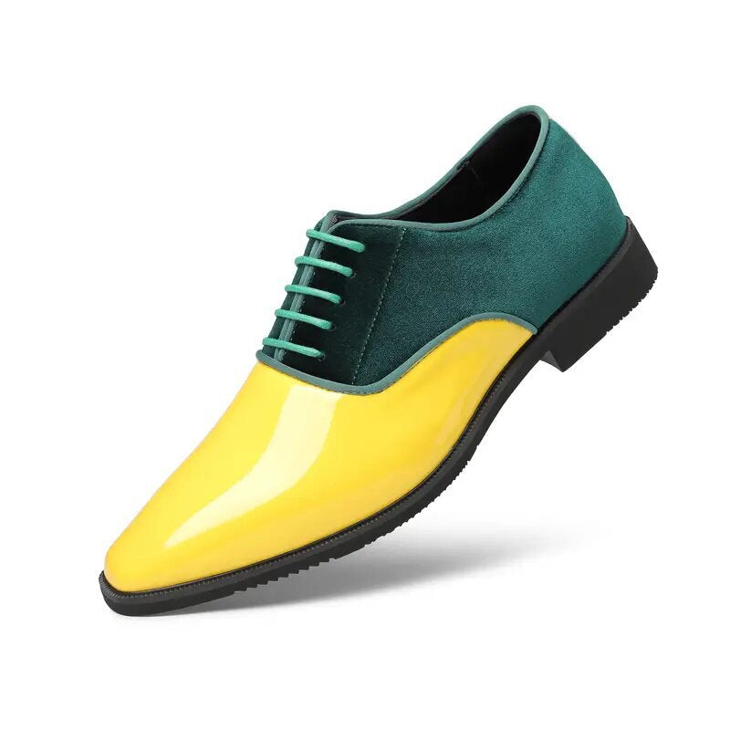 Men's formal business leather shoes - lightweight, trendy casual shoes - british style, versatile pa