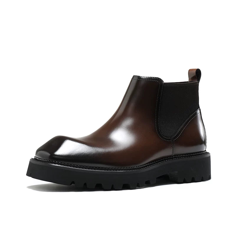 Men's Chelsea Boots, Height Increasing, Thick Sole